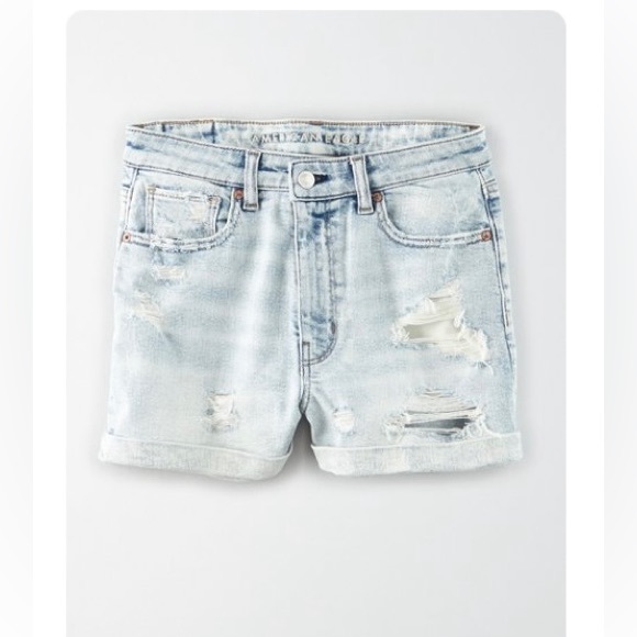 American Eagle Stretch Denim Mom Shorts - Picture 2 of 6